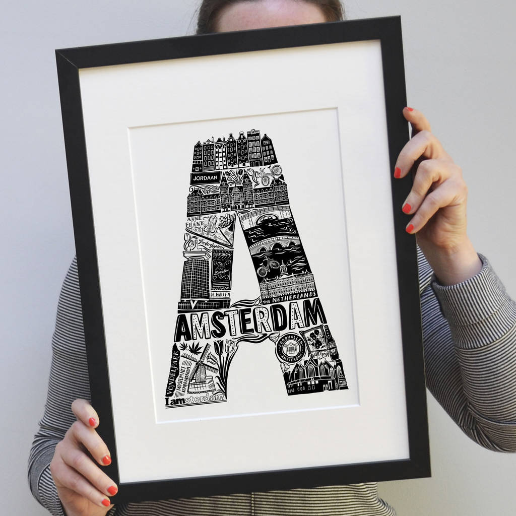 Best Of Amsterdam Print By Lucy Loves This
