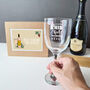 End Of Term Gift Teacher Wine Glass, thumbnail 2 of 8