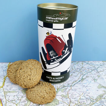 Classic Racing Car Oats And Honey Biscuits, 2 of 3