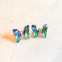 Butterfly Stud Earrings, thumbnail 3 of 3