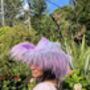 Lilac And Blue Two Tone Fluffy Cowboy Hat, thumbnail 5 of 9