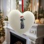 Poodle Black Ceramic Bauble, thumbnail 4 of 4