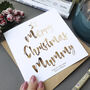Special Christmas Card For Mum | Mummy | Personalised, thumbnail 3 of 4