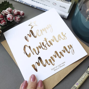 Special Christmas Card For Mum | Mummy | Personalised, 3 of 4
