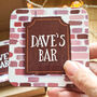 Personalised Home Bar Set Of Four Coasters, thumbnail 6 of 9