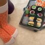 Kids Sushi Socks Box Set Salmon And Tuna Nigiri, thumbnail 1 of 8