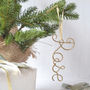 Personalised Wire Name Tree Decorations, thumbnail 3 of 8