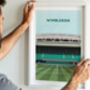 Contemporary Wimbledon Tennis Print Gift: Centre Court, thumbnail 2 of 6