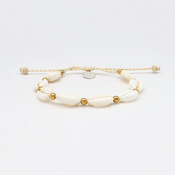 Gerupuk Shell Surf Bracelet Giada Collection, 8 of 8