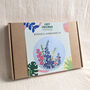 Delphinium Floral Embroidery Kit, thumbnail 7 of 8