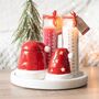 Vanilla Advent Tube Candle Red And White, thumbnail 5 of 7