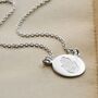 Sterling Silver Engraved Fatima Hand Necklace, thumbnail 2 of 4