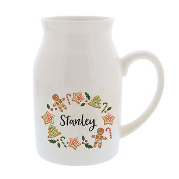 Personalised Christmas Milk Jug, 4 of 4