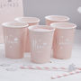 Pink And Silver Foiled Princess Party Paper Cups, thumbnail 1 of 3
