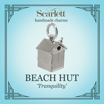 Brighton Beach Hut Personalised Charm, 6 of 10