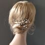 Set Of Five Pearl Flower Bridal Hair Pins, thumbnail 6 of 12