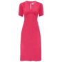 Dolores Dress In Raspberry Vintage 1940s Style, thumbnail 1 of 2