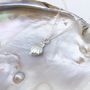 Personalised Sterling Silver Shell And Pearl Necklace, thumbnail 2 of 4