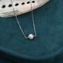 Freshwater Pearl Necklace In Sterling Silver, thumbnail 5 of 11