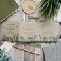 Wildflower Tri Fold Recycled Folded Wedding Invitation, thumbnail 3 of 10