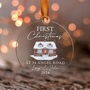 Our First Christmas In New Home Personalised Bauble, thumbnail 6 of 7