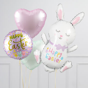 Soft Pastel Happy Easter Bunny Balloon Package, 3 of 4