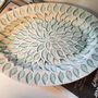 Handmade Oval Ceramic Leaf Platter, thumbnail 5 of 8