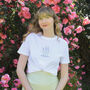 Wildflower Embroidered T Shirt, thumbnail 1 of 2