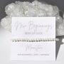 New Beginnings Best Of Luck Moonstone Crystal Bracelet Gift, thumbnail 1 of 5