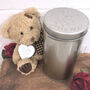 Personalised Valentine Teddy In A Tin, thumbnail 4 of 5