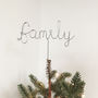 Personalised Wire Christmas Tree Topper, thumbnail 5 of 10