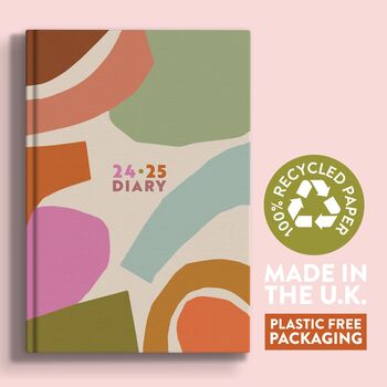 2024 2025 Academic Diary | A5 Hardcover | Paper Shapes, 9 of 9