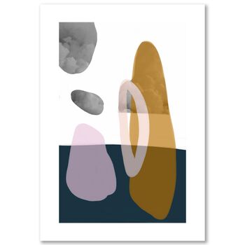 Modern Shapes Collage Art Print, 2 of 6