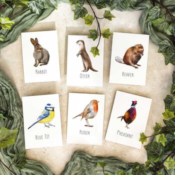 Forest Animals Table Name Cards, 2 of 4