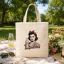 Respectfully Middle Finger Tote Bag, thumbnail 3 of 7