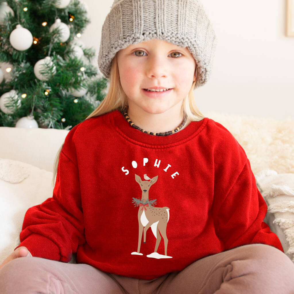 Personalised Family Christmas Sweatshirt With Names, 1 of 10