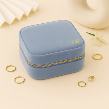 Personalised Velvet Jewellery Organiser, 6 of 12