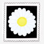 Hand Iced Daisy April Birth Flower Letterbox Biscuit, thumbnail 1 of 5