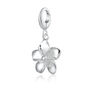 Sterling Silver Flower Charm Necklace, thumbnail 8 of 9