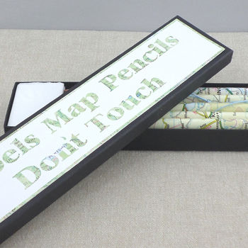 Personalised Map Pencil Set, 2 of 5