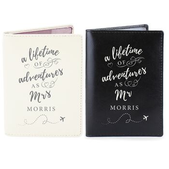 Personalised Lifetime Of Adventures Couples Passports, 5 of 5