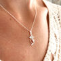 Sterling Silver Mermaid Pendant Necklace, thumbnail 1 of 7