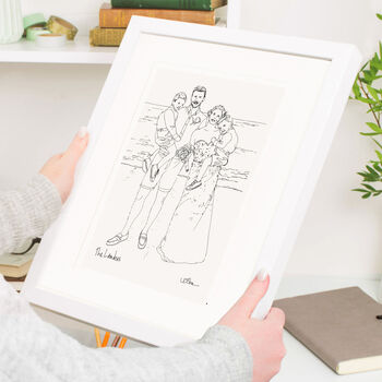 Hand Drawn Bride And Groom Sketch, 6 of 10