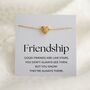 Gift For Friend, Friendship Heart Bracelet, thumbnail 1 of 12