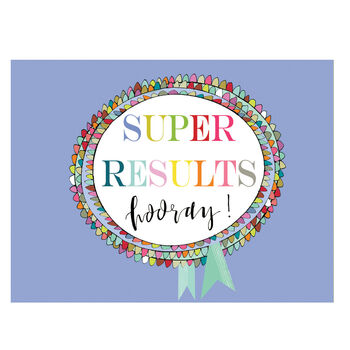 Super Results Mini Greetings Card, 2 of 3