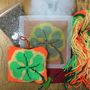 Lucky Four Leaf Clover Tapestry Lavender Bag Kit, thumbnail 5 of 5