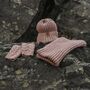 Knitted Hat, Snood And Wrist Warmer Set, thumbnail 3 of 4