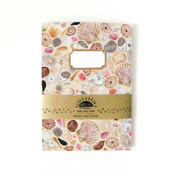 Conchae Sea Shell Print A5 Lined Journal, 3 of 10