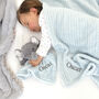 Personalised Fluffy Elephant Comforter And Blanket Set, thumbnail 3 of 5