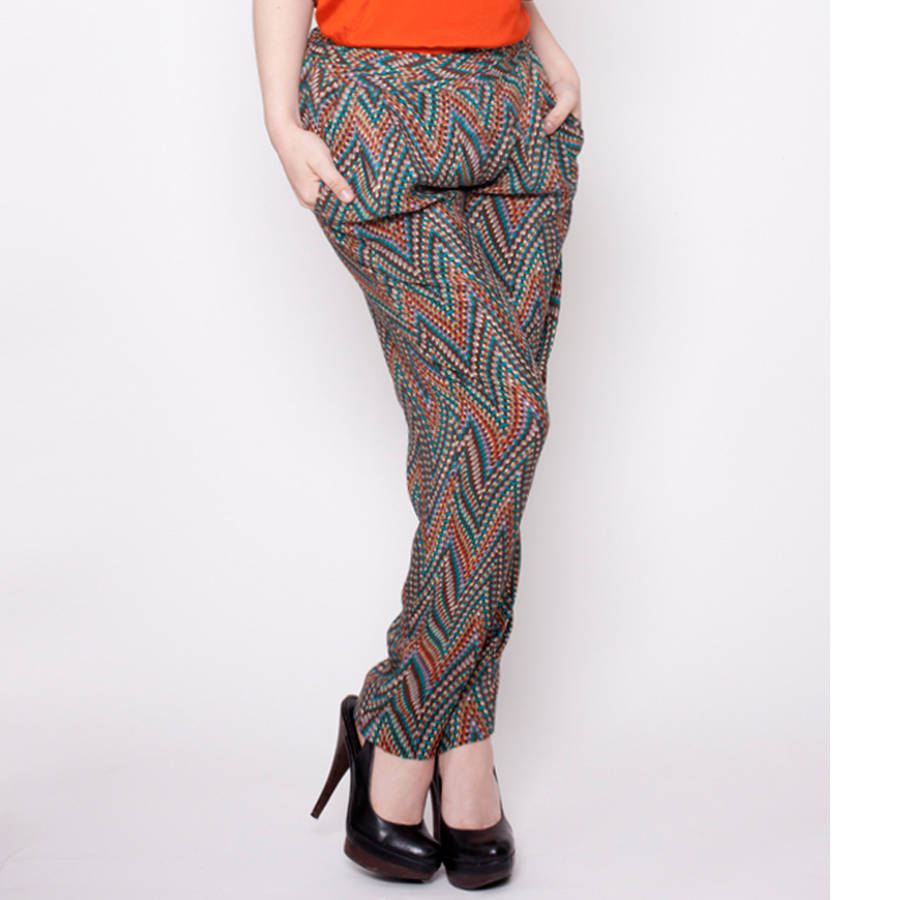 Viola Relaxed Fit Silk Trousers By The Silk Boutique ...